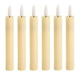 thumbnail image 3 of 6x LED Pillar Candles Tabletop Decoration 3D Wick Candles Decorative Candles for, 3 of 9