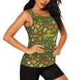 thumbnail image 2 of Fotbe Camping 1 Blusas Sin Mangas para Mujer – Estilo Casual, Corte Suelto, Slim-Fit, Cuello Redondo Deportivo, Tops de Verano para Gimnasio y Yoga-XX-Large, 2 of 7