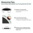 thumbnail image 3 of Yescom Trampoline Mat & Pad Replacement Kit with 72V-Ring Fits 14 ft Trampoline Frame, 3 of 9