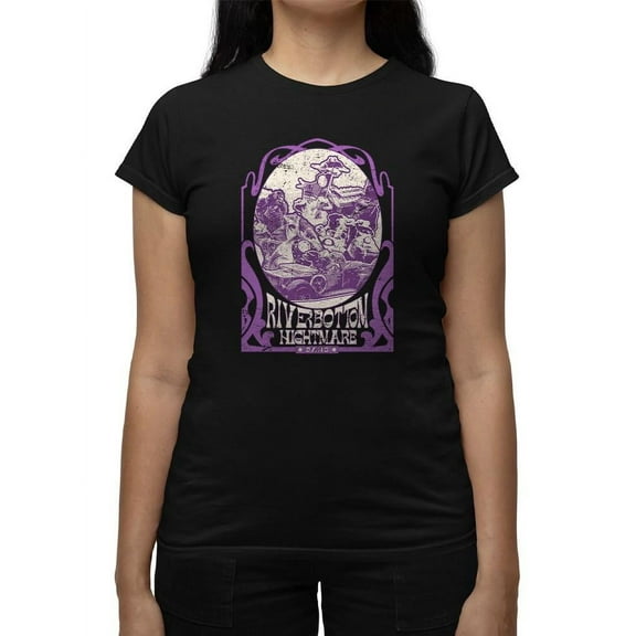 Riverbottom Rock Band Nightmare Retro Graphic Women's T-shirt