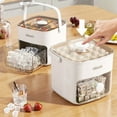 thumbnail image 3 of 48-Cube Ice Maker with Easy-Press Lid - Double Layer, DIY Frozen Treats & Beverage Essential,kitchen accessories,gadgets, 3 of 8