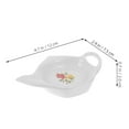 thumbnail image 4 of Shisuyan 2pcs Ceramic Teabag Coaster Teabag Dish Teapot Shape Teabag Tray Ceramic Plate, 4 of 9