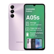 SAMSUNG Galaxy A05s (128GB, 4GB) 6.7" GSM Unlocked US + Global 4G VoLTE A057M/DS - Light Violet
