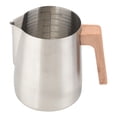 thumbnail image 1 of Tnarru Milk Frothing Pitcher Latte Art Tool Espresso Machine Accessories Coffee Maker Milk Steaming Jug Coffee Sauces Gravies Lattes Silver, 1 of 8