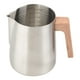 thumbnail image 1 of Jarra para espumar leche, jarra para vaporizar leche, piezas para máquina de espresso con marca de 600 ml Plata, 1 of 9