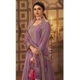 thumbnail image 3 of Ready to Wear Indian Designer Salwar Kameez Dress Pakistani Anarkali Gown Suits ( Purple, 4XL - 50 ), 3 of 5