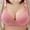 Dark pink, variant on Women's Large Size Pure Cotton Comfort Wire Free Bra