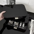 thumbnail image 4 of Organizador de maquillaje MIUOPUR con cajones apilables negros, 4 of 7