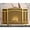 Golden Dusting, variant on Fireplace Screen 3 Panel Wrought Iron 48"(L) x 29"(H) Spark Guard Cover(Black)