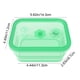 thumbnail image 3 of Recipiente plegable de silicona para almacenar alimentos con válvula de escape: caja dispensadora a prueba de fugas que ahorra espacio para la cocina, picnics, almuerzos y acampadas., 3 of 6