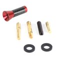 thumbnail image 4 of Antena de techo de coche de 3,5 cm, tornillo de fibra de carbono, antena de mástil rechoncho de Metal (rojo) Likrtyny Accesorios para autos y motos, 4 of 7