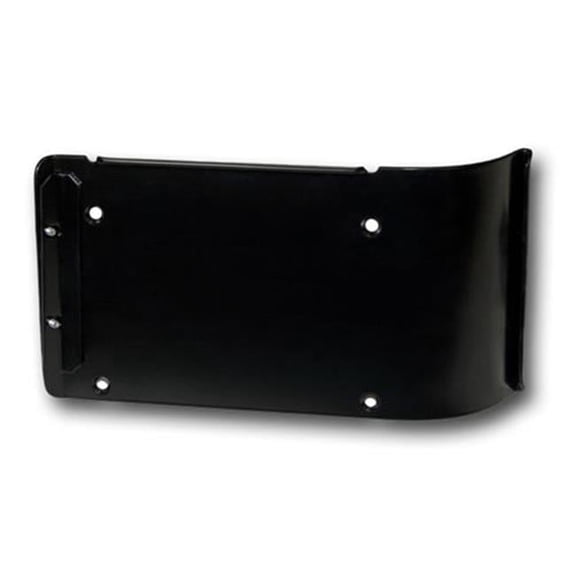 1560 License Plate Bracket, Black - 1997-2006 Jeep Wrangler