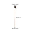 thumbnail image 2 of Uxcell 100 Pcs Pasadores de Cabeza de Bola de Cobre Rojo 1.97 pulgadas Pasadores de Cabeza de Alambre 24 Gauge de Latón para Manualidades de Joyería DIY, 2 of 7