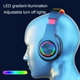 thumbnail image 3 of LACKUST Over-Ear Wireless Bluetooth 5.3 Headphones with LED Lights, Foldable Stereo, Multi-Mode (AUX/TF Card), 7-Hour Playtime, 3 of 3