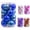Blue, variant on Mecorevxz 24Pcs Christmas Ball Ornaments Shatterproof Christmas Ornaments Set Decorations for Xmas Tree Balls 40mm/1.57" (Purple)