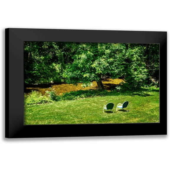 Hausenflock, Alan 14x11 Black Modern Framed Museum Art Print Titled - Small Mountain Stream II