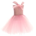 thumbnail image 4 of Bobifish Little Girls Dress Sets Halloween Cute Animal Style with Ear Headband Sleeveless Tutu Outfit Fluffy Fancy Party Dress Up Sets, 4 of 9