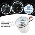 thumbnail image 3 of Boat Water Temp Oil Pressure Voltmeter Multifunctional Digital Display Triple Gage Set for RVs Boats, 3 of 7