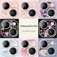 thumbnail image 3 of Cartoon Hello Kitty Protective Glass Film Tempered Glass For iPhone 15 14  Pro Max 13 12 11 Back Camera Lens Screen Protector, 3 of 7