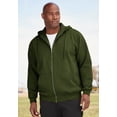 thumbnail image 6 of Kingsize Men's Big & Tall Fleece Zip-front Hoodie Jacket, 6 of 6