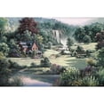 thumbnail image 3 of Raos, Dubravko 24x17 Black Modern Framed Museum Art Print Titled - Spring Falls, 3 of 5