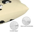 thumbnail image 5 of Kll Panda Doing Yoga Pillow Covers Envelope Closure,Super Soft And Cozy Fuzzy Fleece Pillow Case Cover 16"X24", 5 of 9