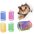 thumbnail image 3 of OUTAD 4Pcs Plastic Spring Cat Toy Colorful Coil Spiral Springs Pet Action Wide Durable Interactive Toy Pet Accessory, 3 of 7