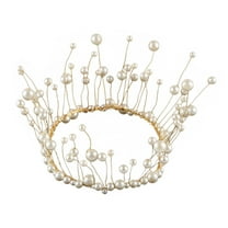 ROMANSENTIAL 1Pack 5.03X5.03X4.52in Crown Cake Decoration for Birthday Weddings