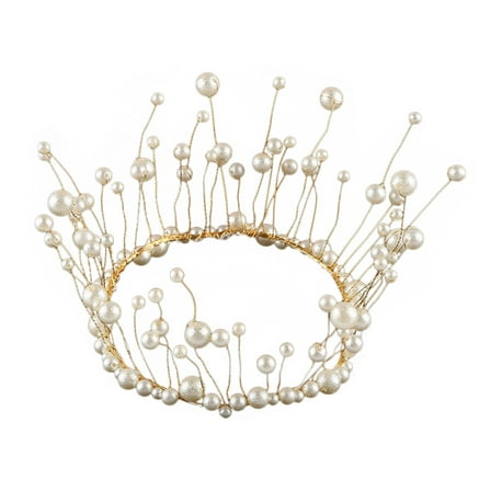 ROMANSENTIAL 1Pack 5.03X5.03X4.52in Crown Cake Decoration for Birthday Weddings