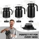 thumbnail image 4 of Jarra térmica para café WYHVAND, 800 ml, acero inoxidable, color negro, 4 of 8