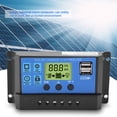 thumbnail image 4 of Contrôleur de Charge Solaire Intelligent 12v / 24v, Contrôleur de Panneau Solaire, Écran LCD 10/20/30A pour la Protection du Courant de Régulation de Charge, 4 of 8