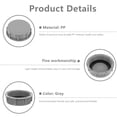 thumbnail image 4 of SHISUYAN 6Pcs PP Pipe Caps Drain Pipe Caps Protective Covers Blanking Caps (Grey), 4 of 6