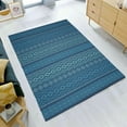 thumbnail image 1 of Unbranded Tapis Réversible en Plastique Intérieur Extérieur, Motif Bleu, 4 Pieds x 6 Pieds, Durable et Attrayant, 1 Unité, 1 of 1