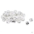 thumbnail image 1 of 60x Plata Ajustable Beads Trenzas Pinzas Para El Cabello Puños De Metal Tubos, 1 of 9