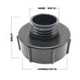 thumbnail image 3 of Adaptador profesion Ibc Tote, Conector de manguera Conector de 3 pulgadas a 2 pulgadas Conector agua de rosca a, 3 of 8