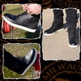 thumbnail image 4 of Milwaukee Leather MBM9002 Men's Black Leather Reinforced Street Biker Riding Shoes w/ Shift Protect Ankle Support 11, 4 of 10