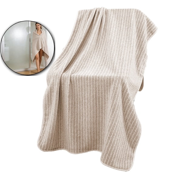 Extra Large Towel – 55 x 27.55 Inches, Super Soft & Highly Absorbent Lightweight Bath Towel for Body, Quick-Drying & Portable