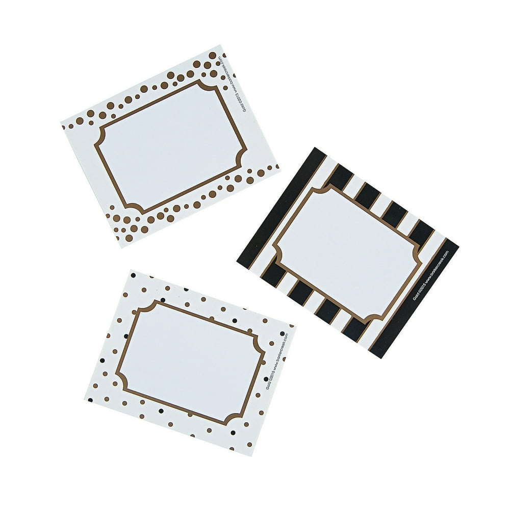 Name Tags and Self-Adhesive Labels - Gold - 45 Pieces - Walmart.com - Walmart.com