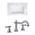 thumbnail image 1 of American Imaginations 39.75-in. W 1 Hole Ceramic Top Set In White Color - Overflow Drain Incl. AI-15740, 1 of 1
