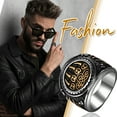 thumbnail image 5 of Avaner Bear Paw Viking Ring for Men Stainless Steel Norse Scandinavian Vikings Jewelry Size 12, 5 of 6