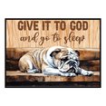 thumbnail image 3 of Lotusprinthandmade Give It To God And Go To Sleep Canvas 0.75in frame 48" x 32", Christian Wall Art, Christian Canvas, Christian Home Decor, jesus canvas, 3 of 5