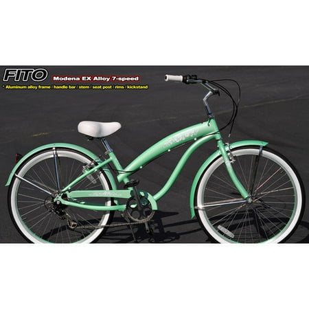 Fito Women's Modena EX Alloy Shimano 7-Speed Beach Cruiser Bike