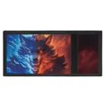 thumbnail image 4 of POLERO Polyester Children's Wallet with Portable Slim Kids Trifold Wallet for Sports, Blue Flame Wolf Art Trifold Card Wallet, 4 of 7