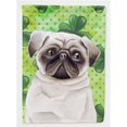 thumbnail image 1 of Carolines Treasures CK1399CHF Pug Shamrocks Flag Canvas - House Size, 1 of 4