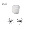 thumbnail image 2 of Decoración De Halloween Decoraciones De Halloween Telarañas Luminosas Decoraciones De Telarañas Que Brillan En La Oscuridad Telas De Araña Estiradas Con Araña Falsa Telarañas, 2 of 9