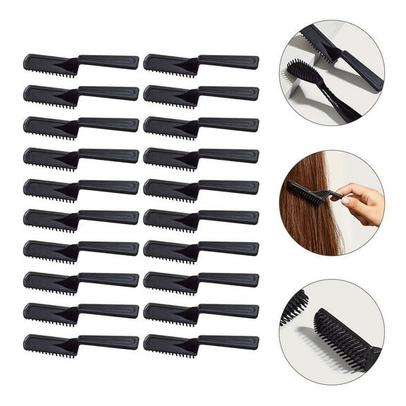 Yardwe 20Pcs Hair Tint Brush with Evenly Distributed Teeth for Hair Salon and Home Application