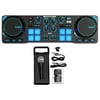 Hercules DJControl Compact USB 2-Deck DJ Controller Mixer+Free Microphone+Case