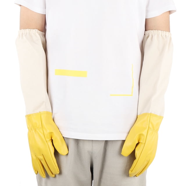 Gants de Protection, Manchons d'Élasticité Standard pour Apiculture, Respirants pour Jardinage Apiculteur TG,TTG,TTTG