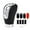 Black, variant on Truck Ergonomic PU Leather Gear Handle Knob 5/6 Speed Manual Shifter Lever Includes Adapters Enhances Driving Experience