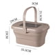 thumbnail image 2 of Caja de picnic, cesta de picnic de 18 litros, cesta plegable para comida, cesta para acampar, parte superior de la línea, 2 of 5